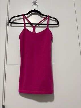 lululemon athletica Fuchsia Power Y Tank